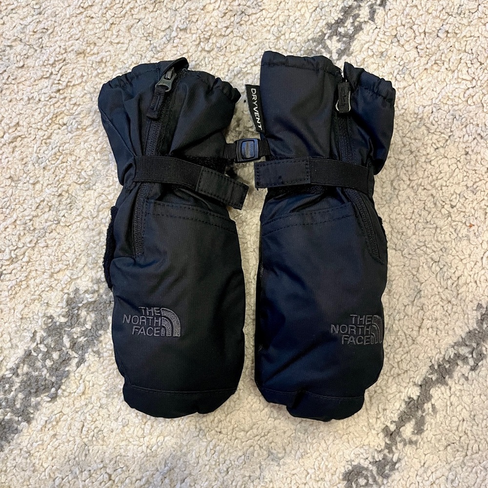 The North Face Black Ski Mittens